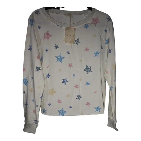 NWT Hem & Thread Starry Long Sleeve Top - Picture 1 of 1